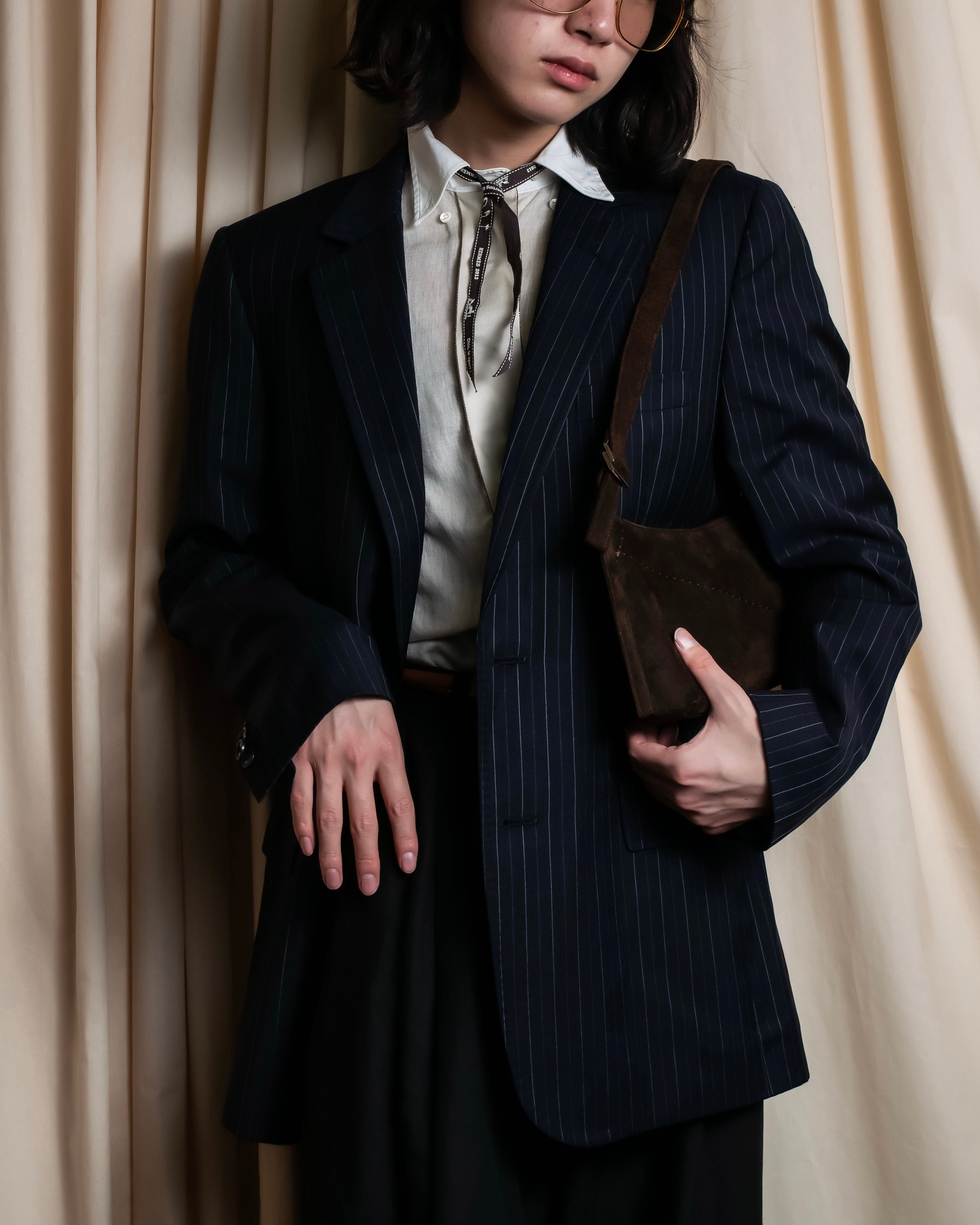 "Dolce & Gabbana" Pinstripe wool tailored jacket