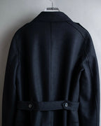 "MIU MIU" Crest brooch design belted trench coat