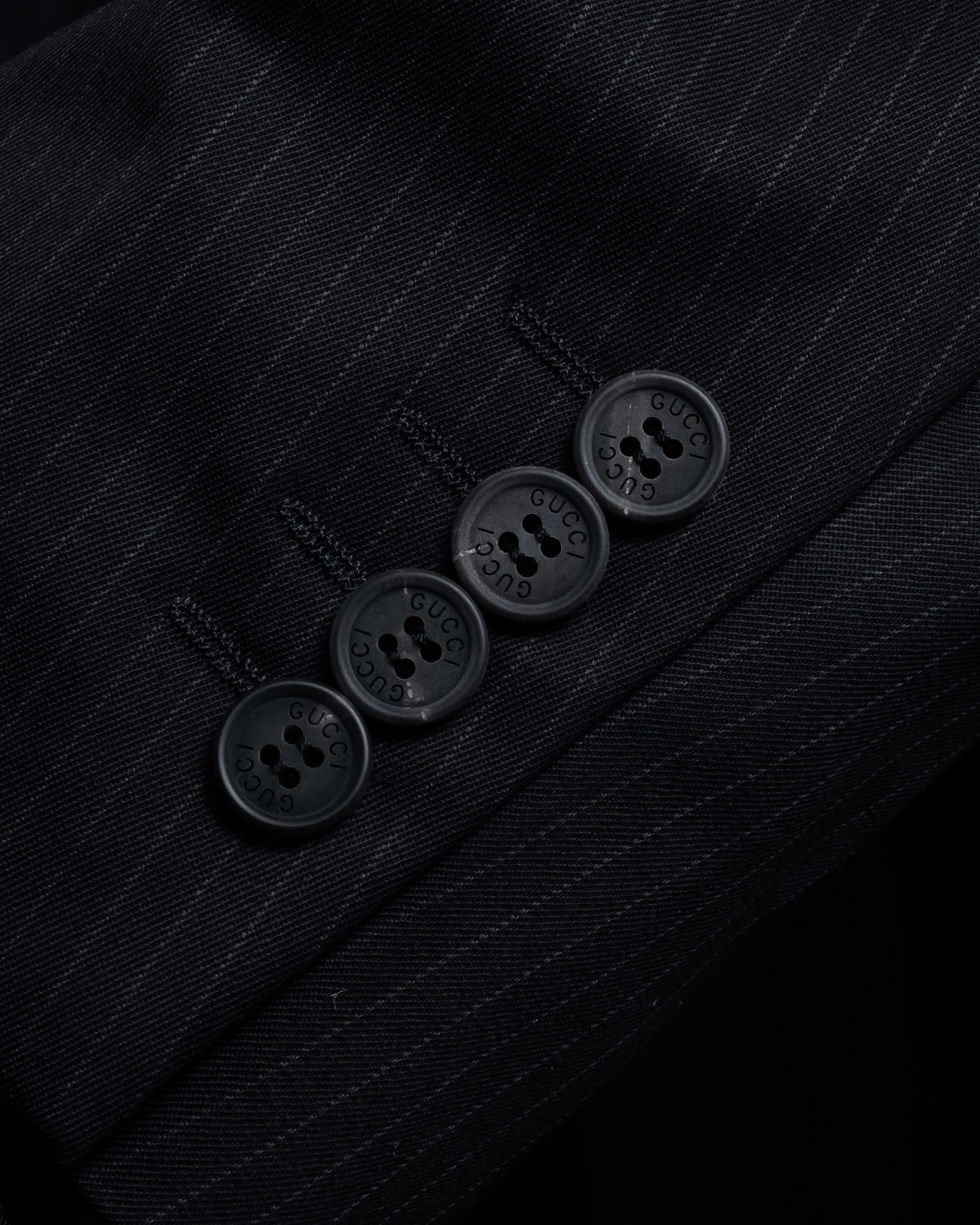 "GUCCI" 90's Elegant suiting pinstripe set up