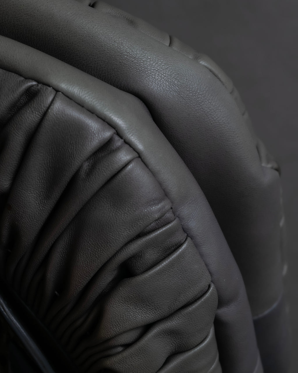 "Christian Dior" John Galliano period Gathering design leather hand bag