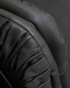 "Christian Dior" John Galliano period Gathering design leather hand bag