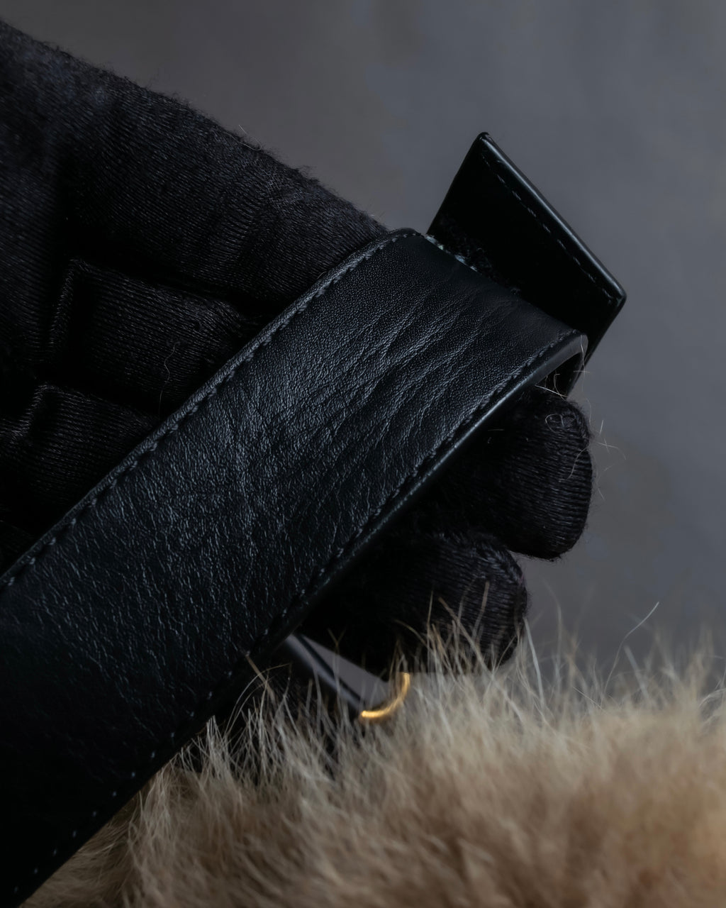 "GUCCI" Horsebit design Princetown heeled loafers