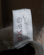 "Chloe" Angora mix standing up long cardigan