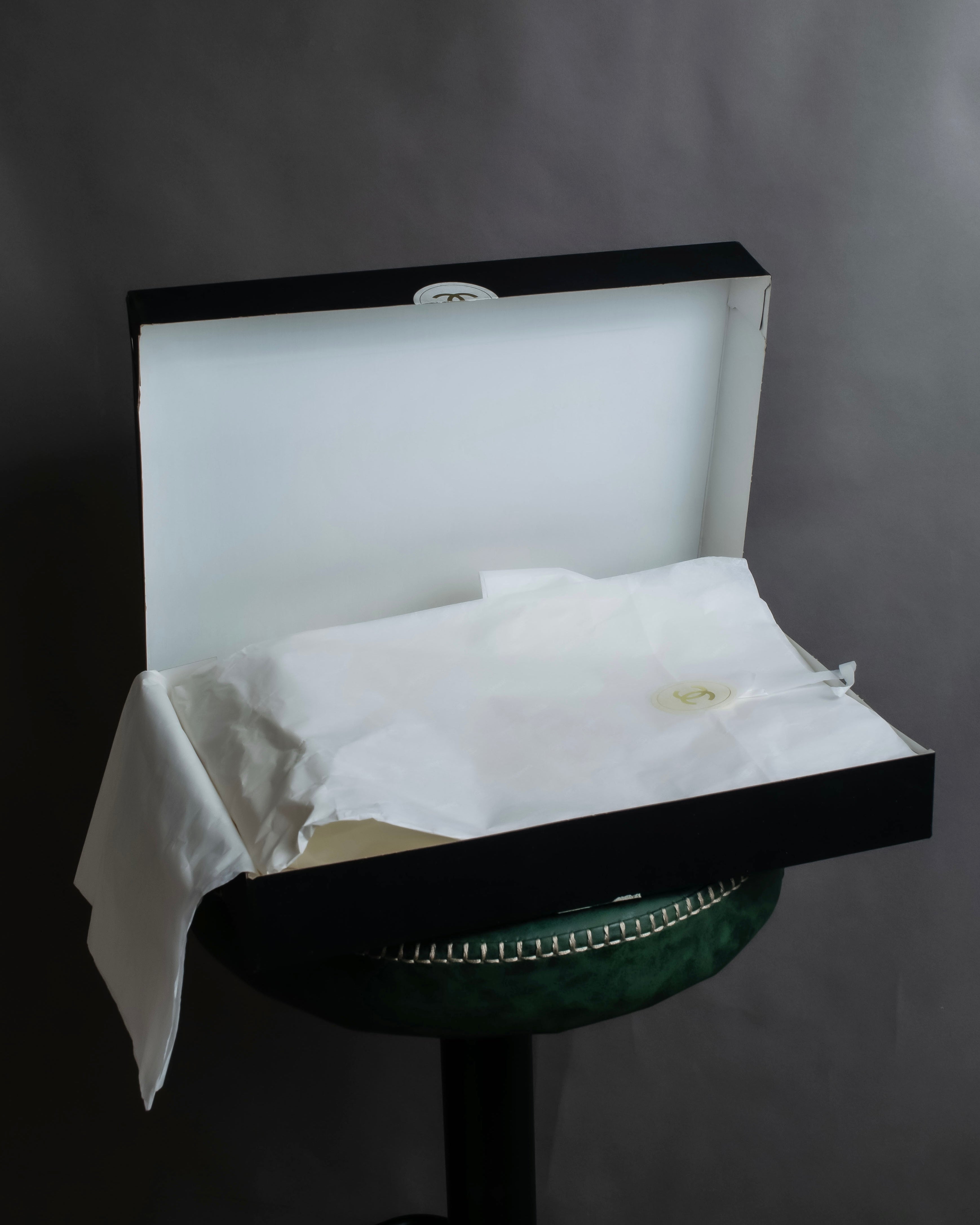 "CHANEL" 2005SS logo studs design shirt jacket