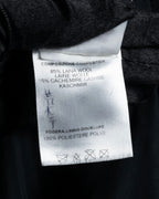 "FENDI" 00's-10's Karl Lagerfeld design shaped long coat