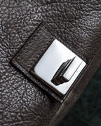 "CELINE" Softly structured leather city bag