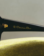 "Christian Dior" 10's Oversized quilted temple sunglasses