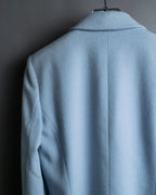 “CELINE “ beautiful shaped sky blue tailored jacket