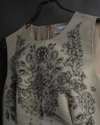 "RED VALENTINO" Baroque print sleeveless dress