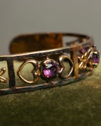 “Hanae Mori” 1989 Butterfly sterling cuff bangle