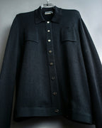 "Salvatore Ferragamo"Cotton x rayon summer knit shirt