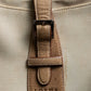 “LOEWE” Leather belted design bicolor hand bag