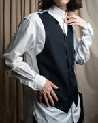 "Yohji Yamamoto POUR HOMME"
13AW Tuxedo vest fake layered design shirt