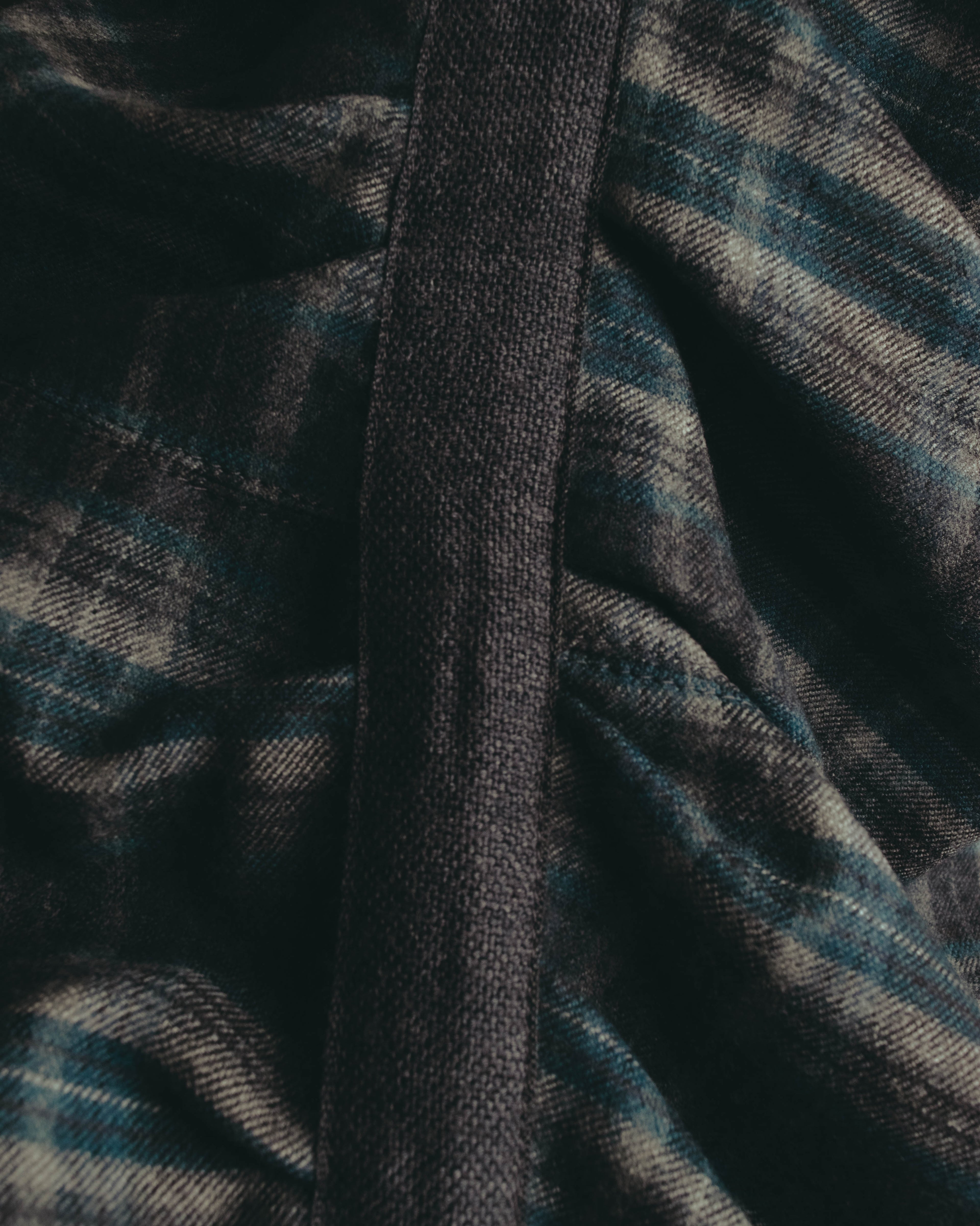 "BRUNELLO CUCINELLI" Late 90's-early 10's Soft wool plaid draped skirt