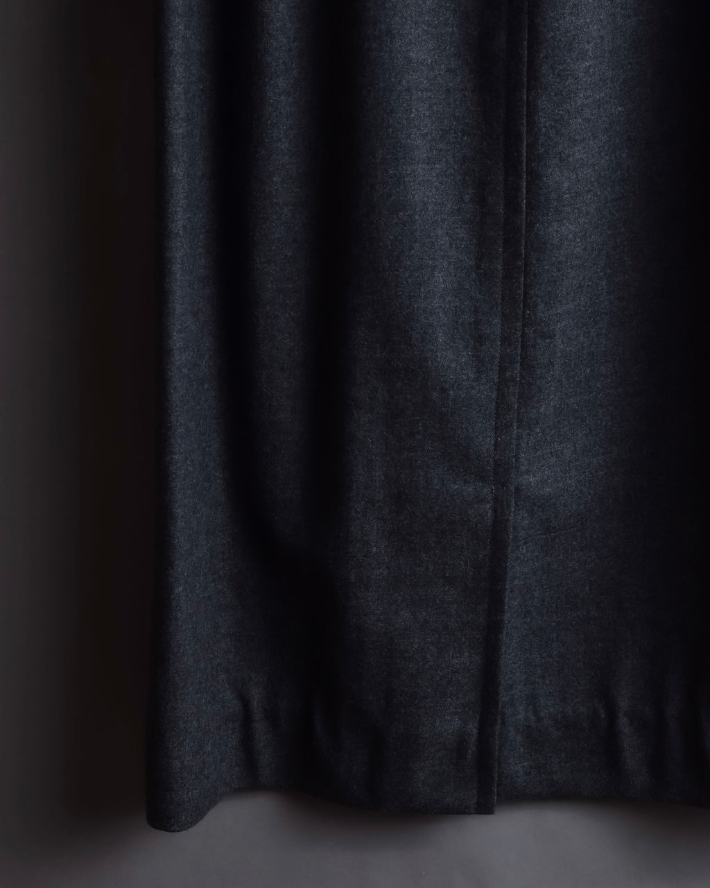 "HERMES" Margiela period semi-flared wool skirt