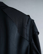 "B Yohji Yamamoto" Inside-out design super long shirt coat