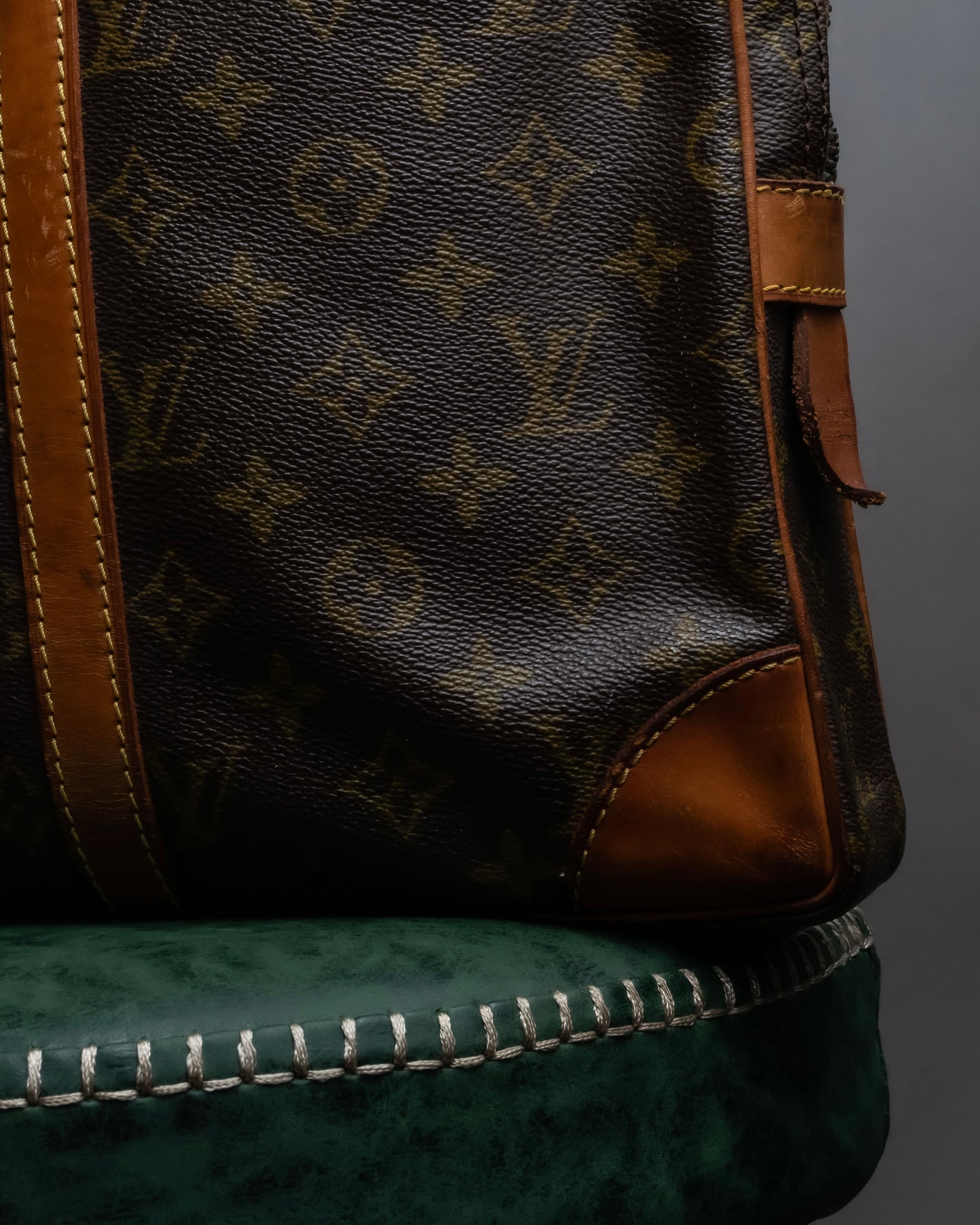 "LOUIS VUITTON" Porto document voyage leather bag