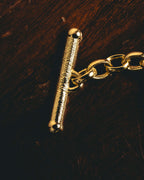 -SPECIAL- “Christian Dior” 70’s-90’s Sculptural openwork gold tone chain bracelet