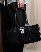 "PRADA" Nylon leather combination one shoulder bag