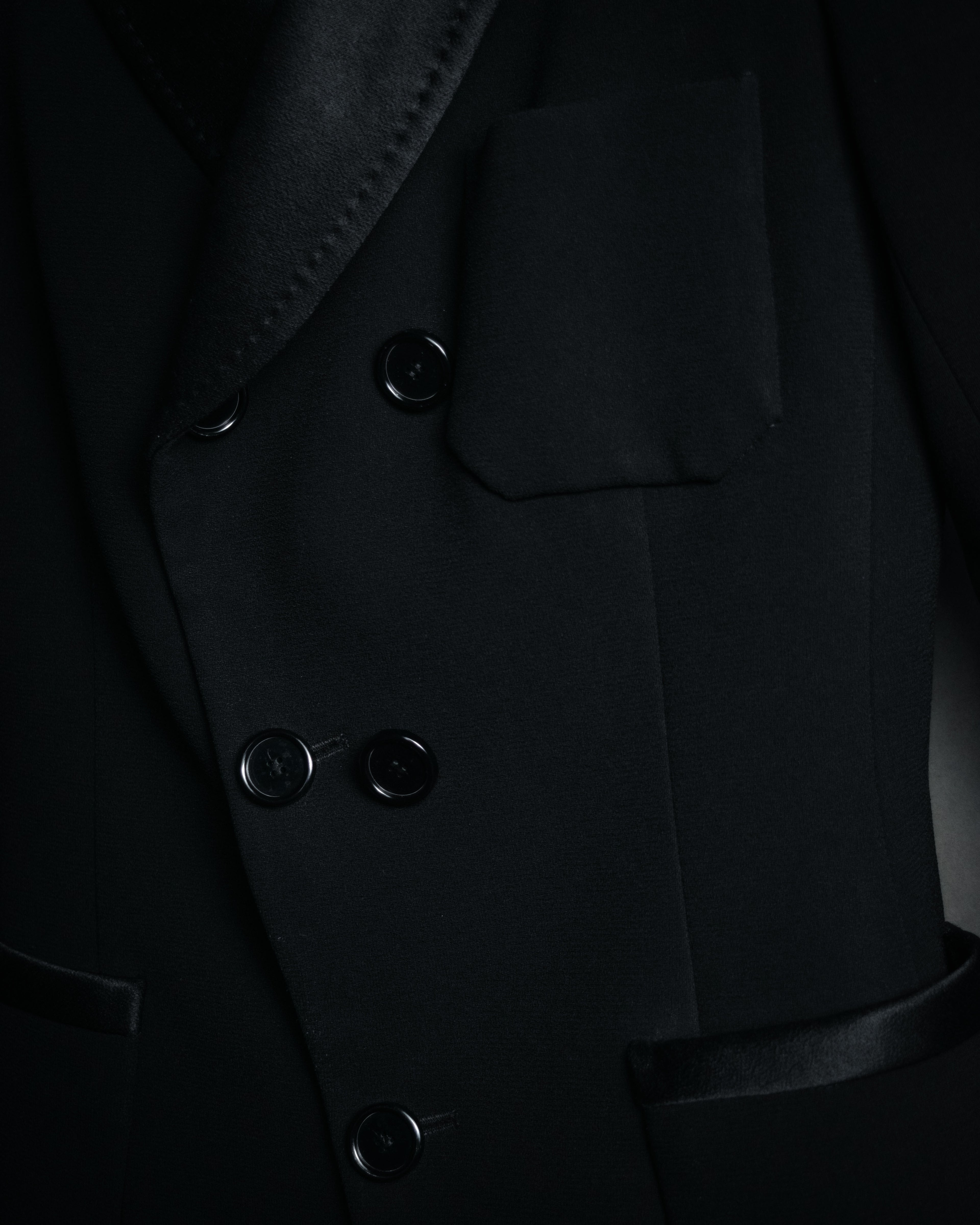 –SPECIAL– “BALENCIAGA” 2006-2012 Sculpted smoking jacket