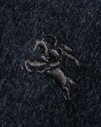 "BURBERRY" Cashmere blend stand-up collar short length blouson