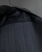 "CHRISTIAN DIOR MONSIEUR" Shadow stripe pattern classical formal detail set up