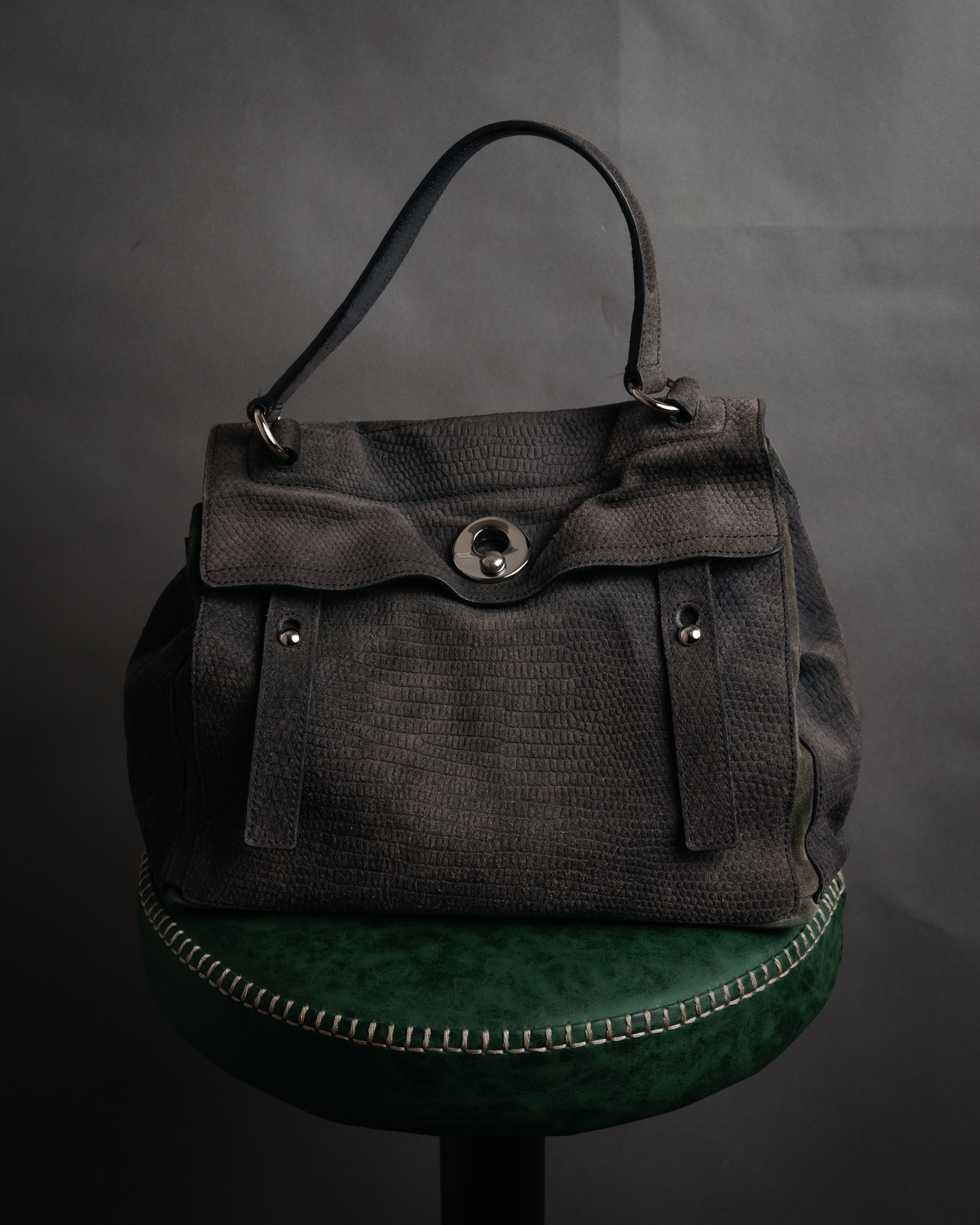 –SPECIAL– “Yves Saint Laurent”
2009 Embossed suede Muse Two bag