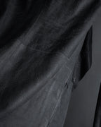 -SPECIAL- "Rick Owens" 13AW Ribbed leather zip-up jacket