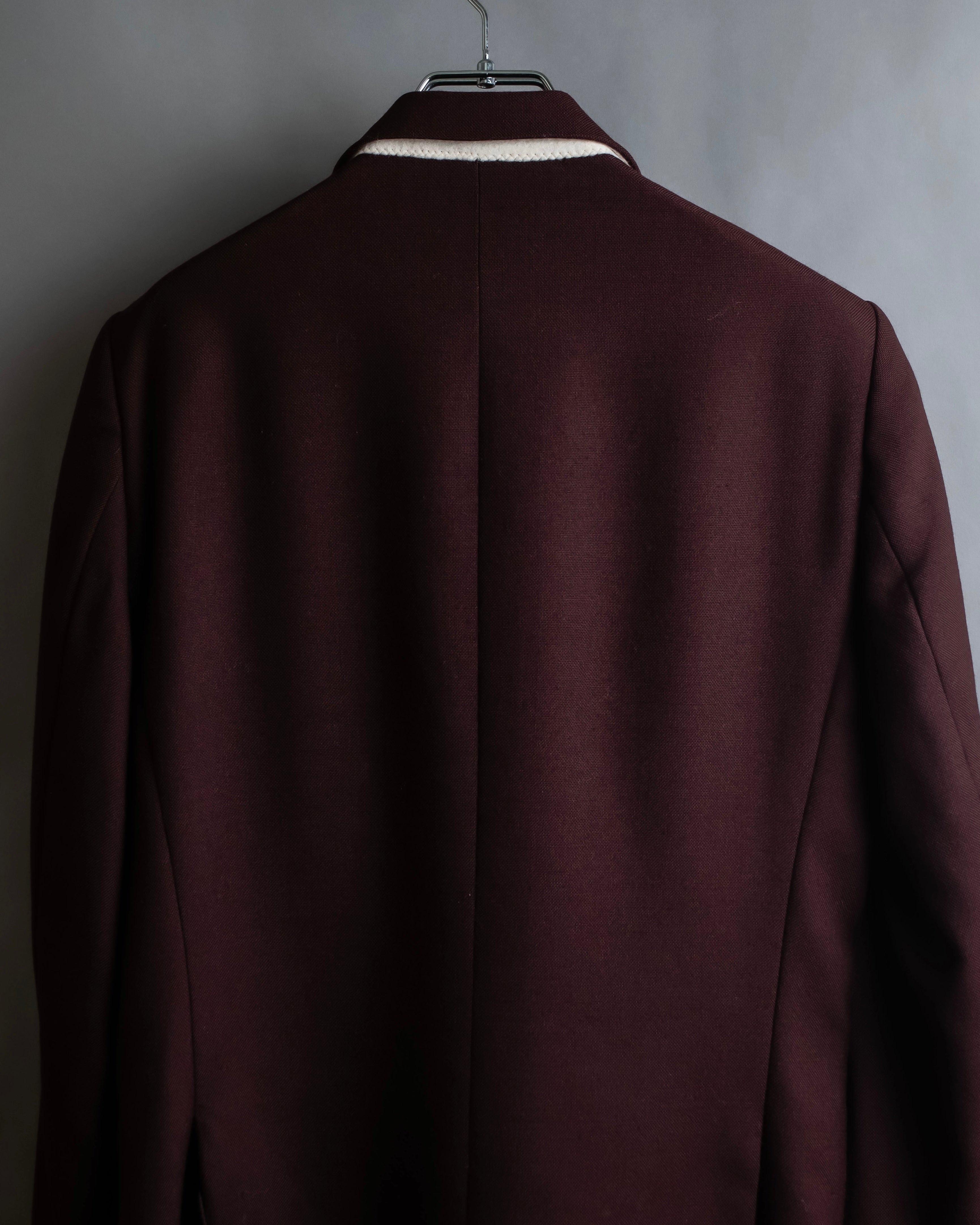 "DRIES VAN NOTTEN" Beautiful burgundy color tailored jacket