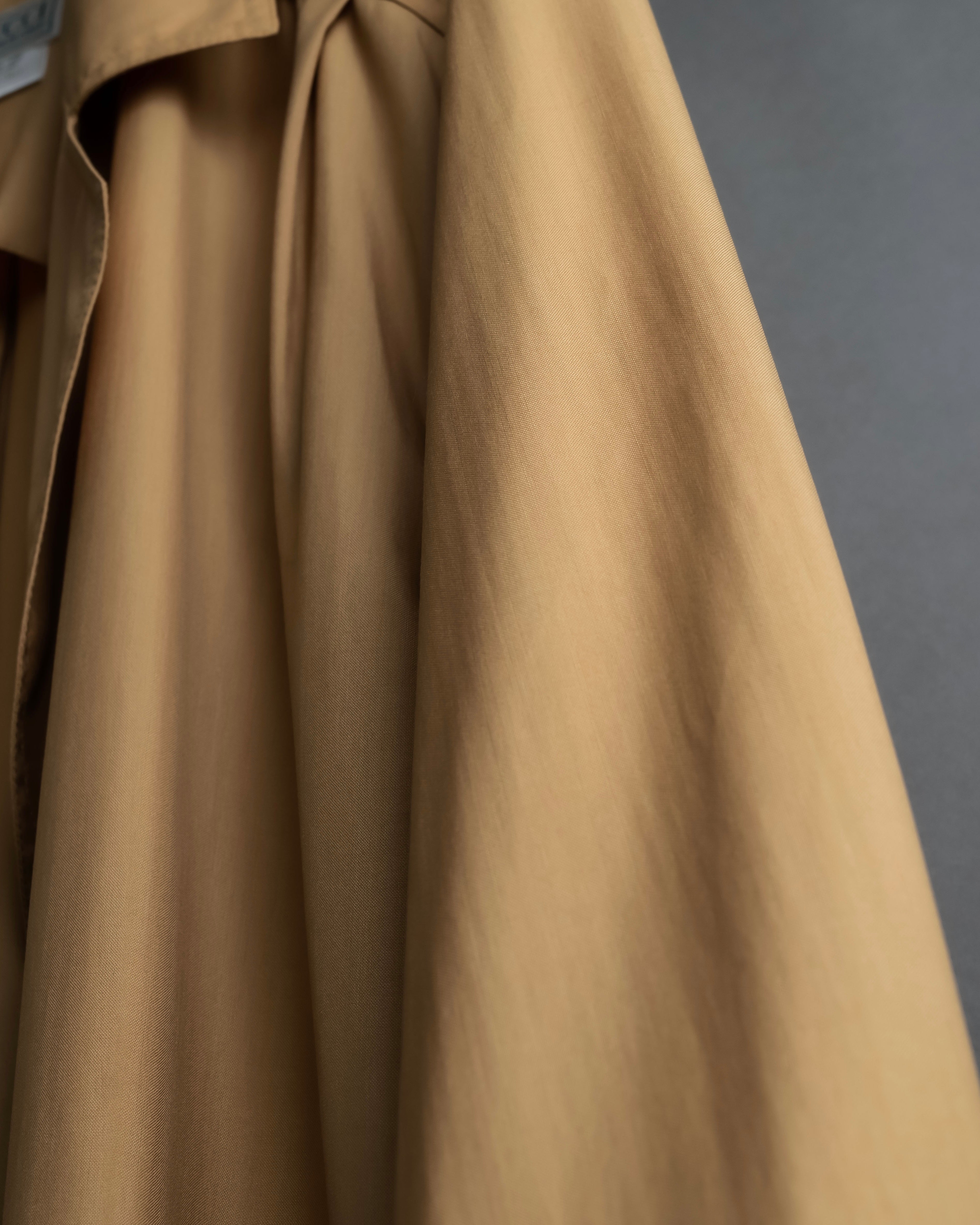 "GUCCI" silk blended shirt jacket