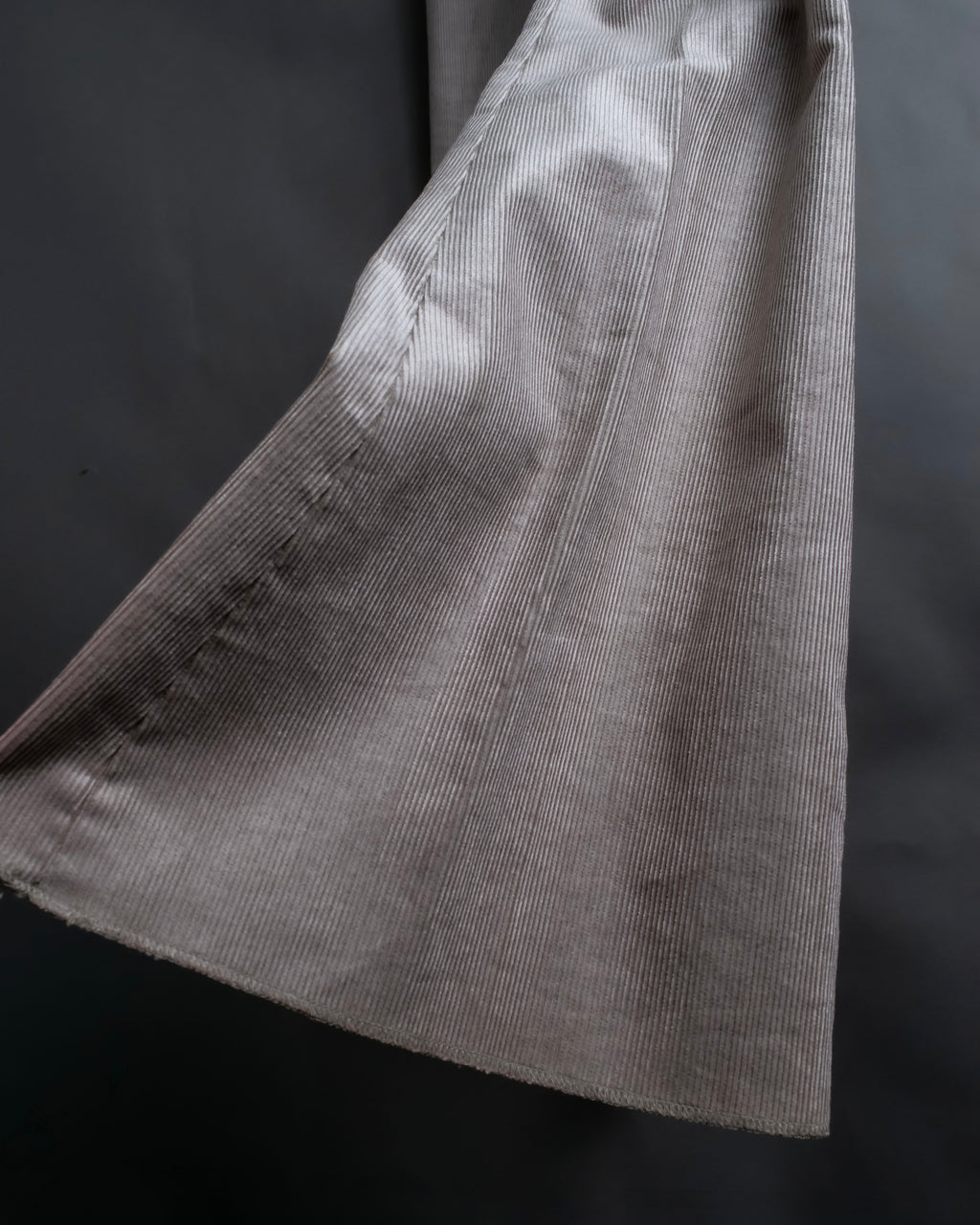 "GUCCI" silk blend corduroy flare pants