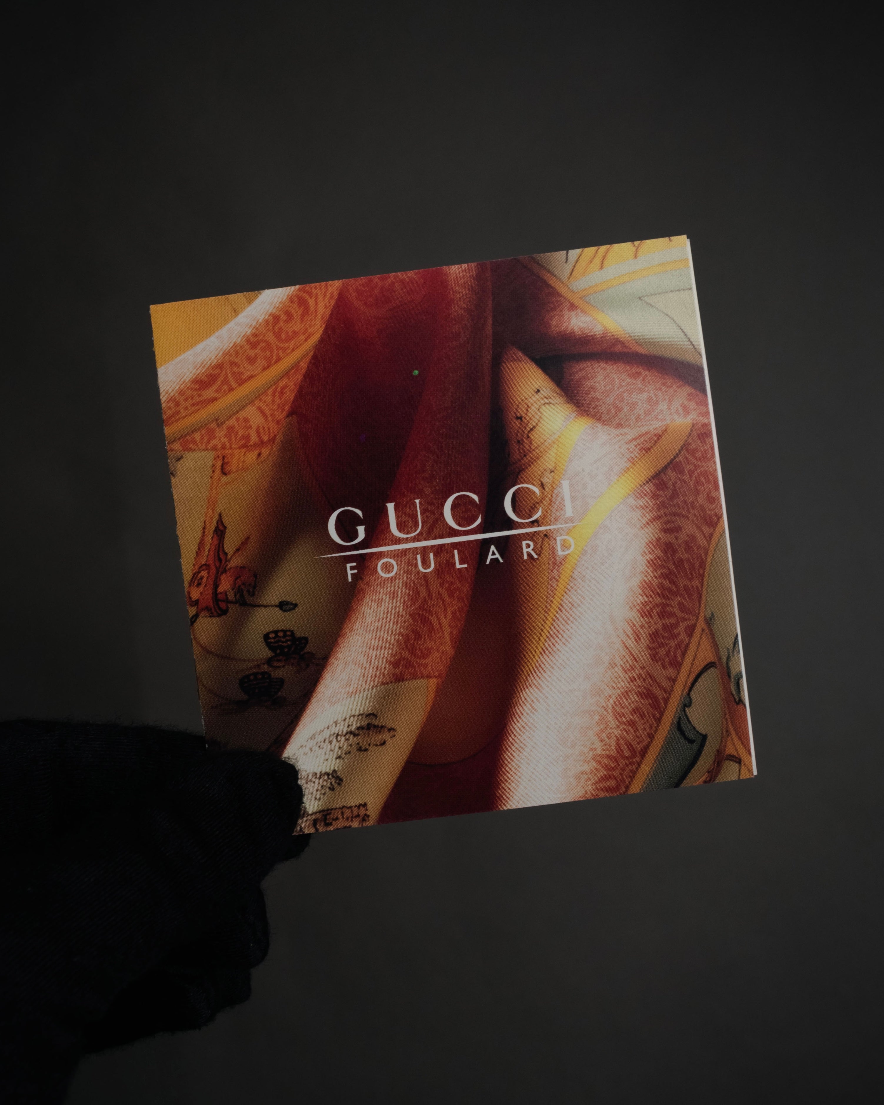 “GUCCI” 2016–2020 Ceramic motif silk foulard scarf