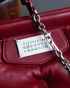 "MAISON MARGIELA" Red color Glam Slam chain shoulder bag