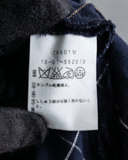 "Vivienne Westwood RED LABEL"
Windowpane print long shirt dress