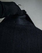 "HERMES" 90’s cashmere blend heritage vip limited tailored jacket