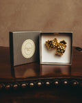 "Christian Dior" 80's-90's Gold chain clip-on earrings