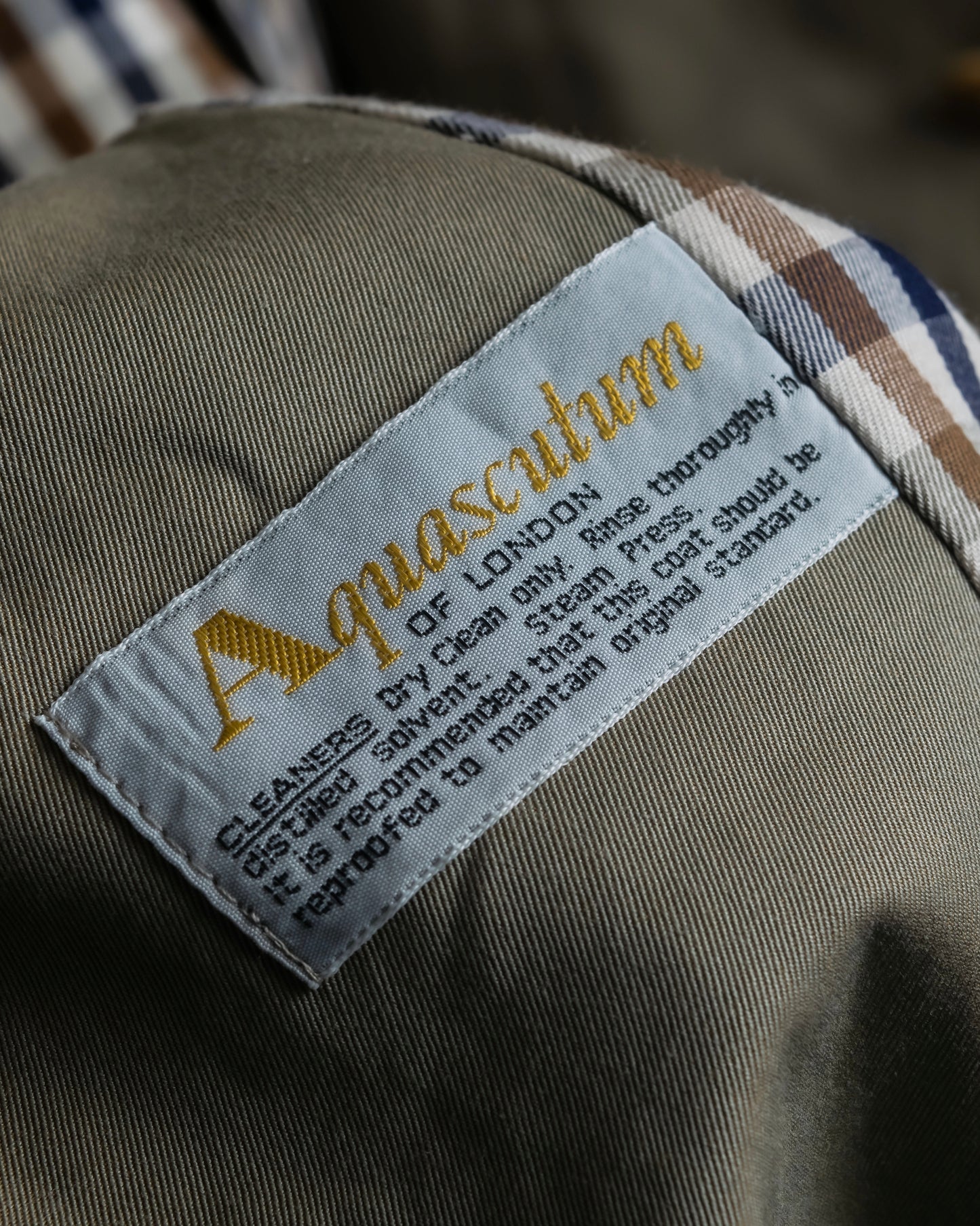 "Aquascutum" Classical oversized trench coat