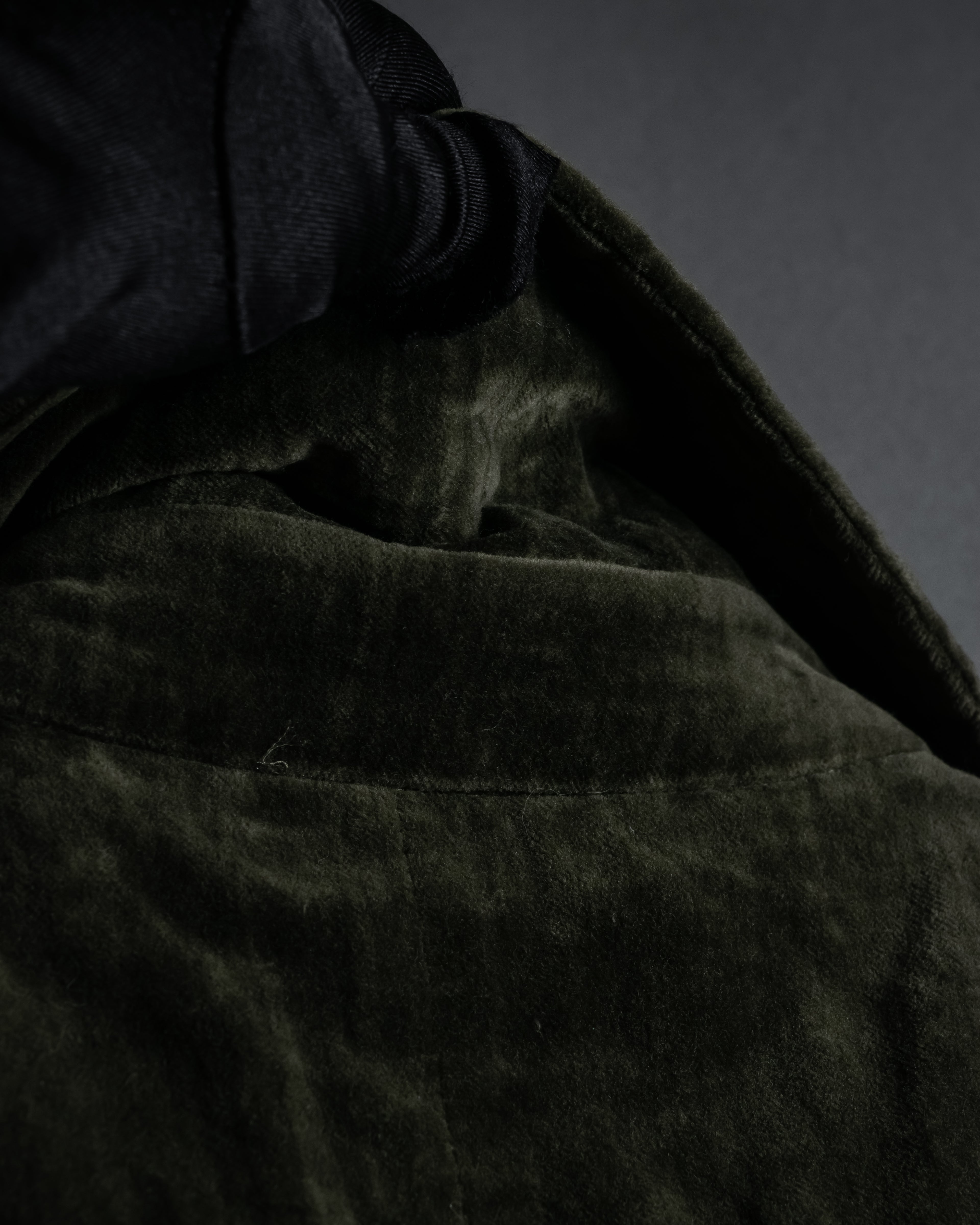 “Max Mara” 90’s-00’s metallic velour jacket