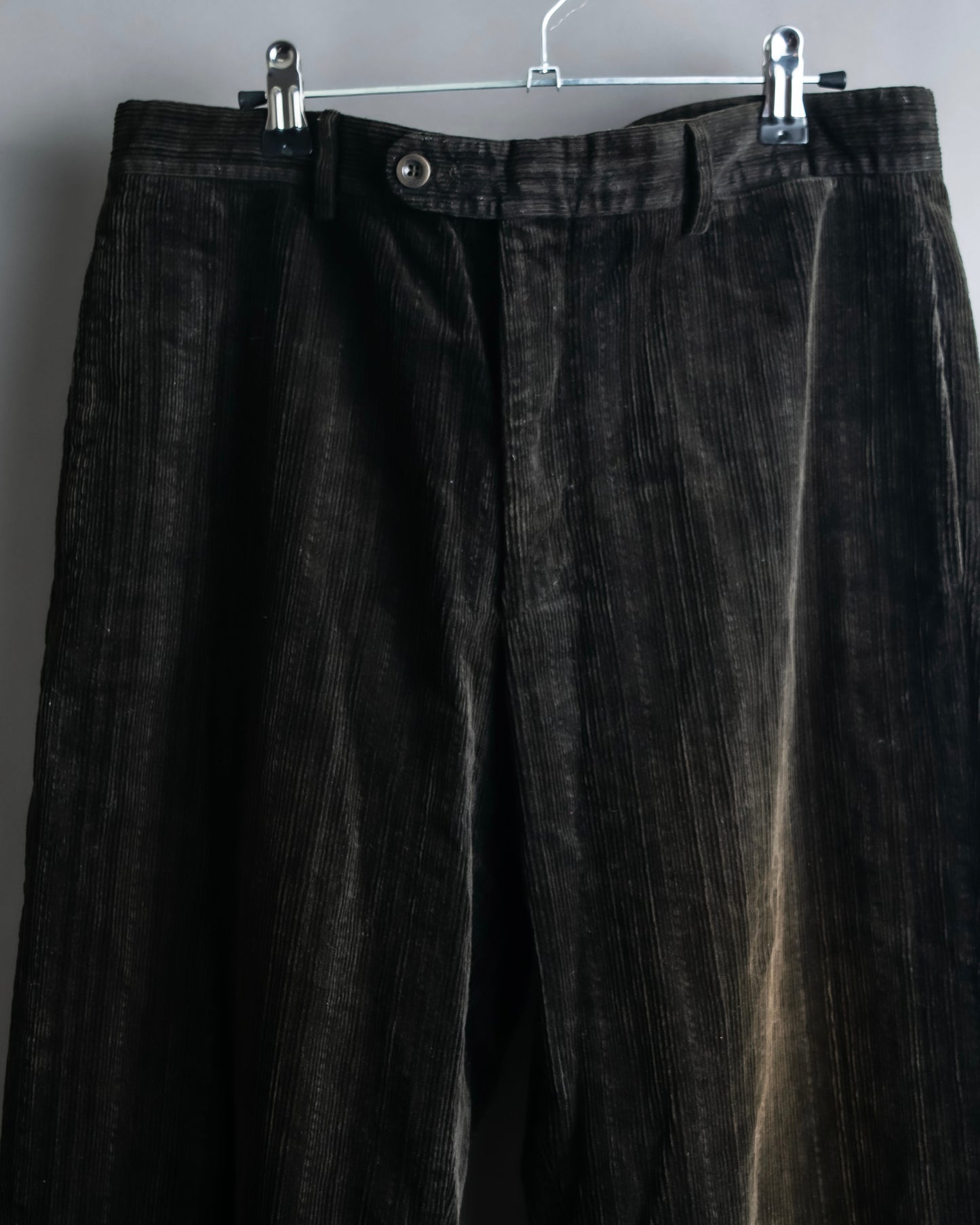 "HERMES" Faded corduroy tapered pants