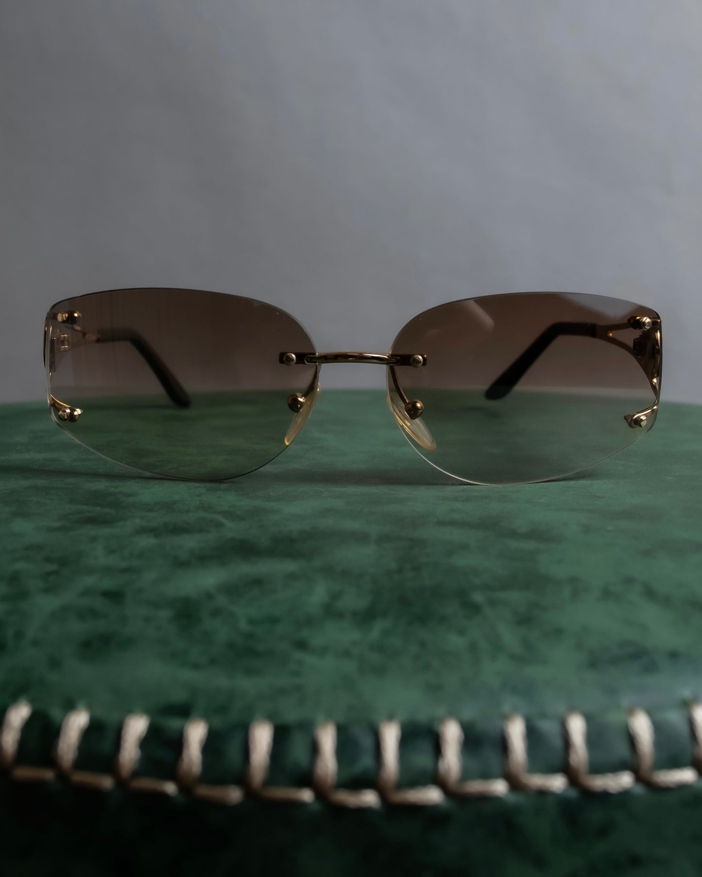 "CELINE" Round rimless macadam sunglasses