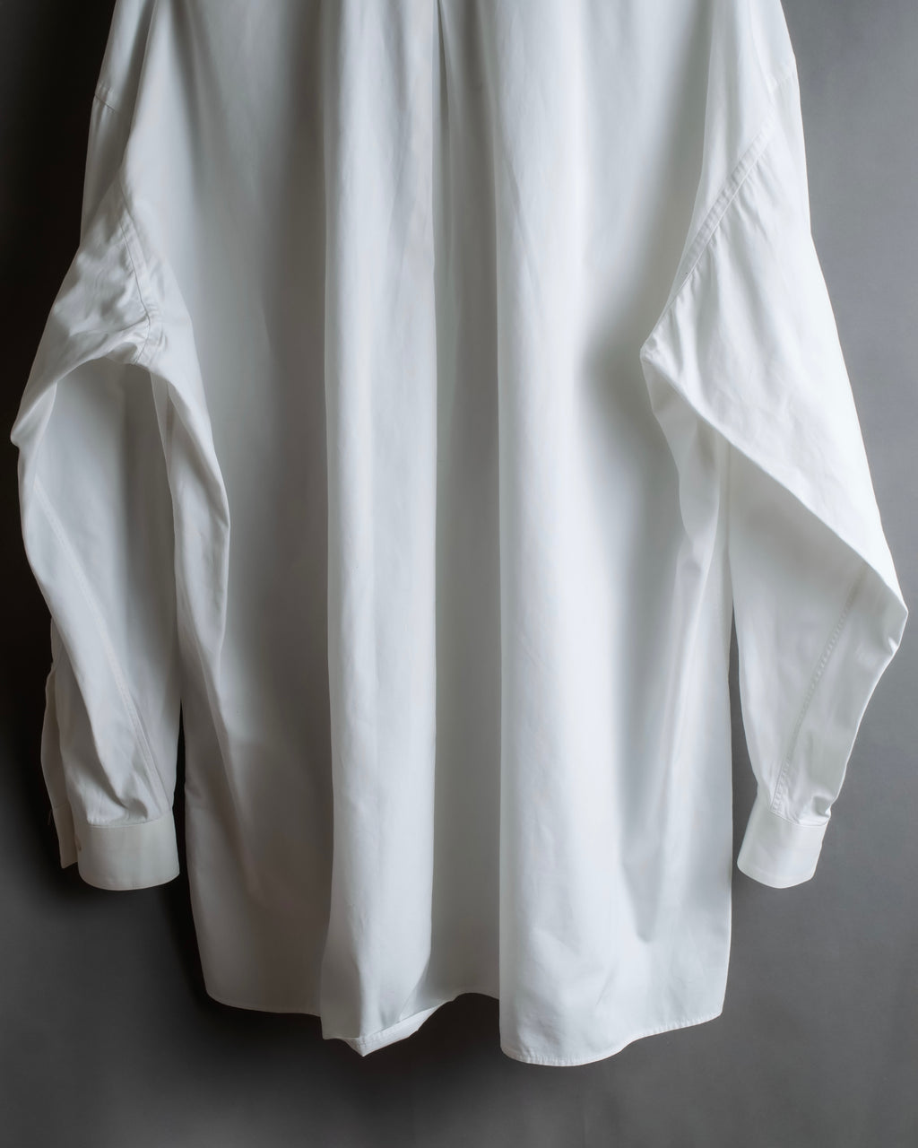 "JEAN PAUL GAULTIER" Cotton poplin stand-collar white shirt