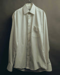 "Yves Saint Laurent" 80's-90's Classic off white dress shirt