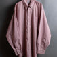 "BROOKS BROTHERS" Ultra thin stripe button down colour oversized shirt