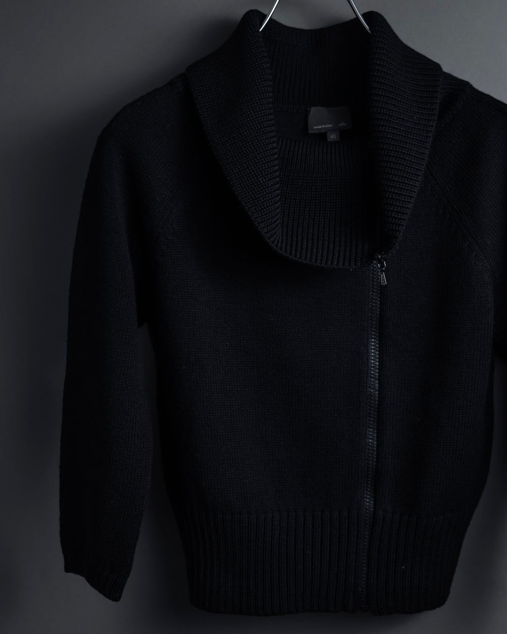 "FENDI" Raglan sleeves short length zip-up knit