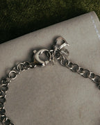 "Christian Dior" 00's Floral charm bracelet