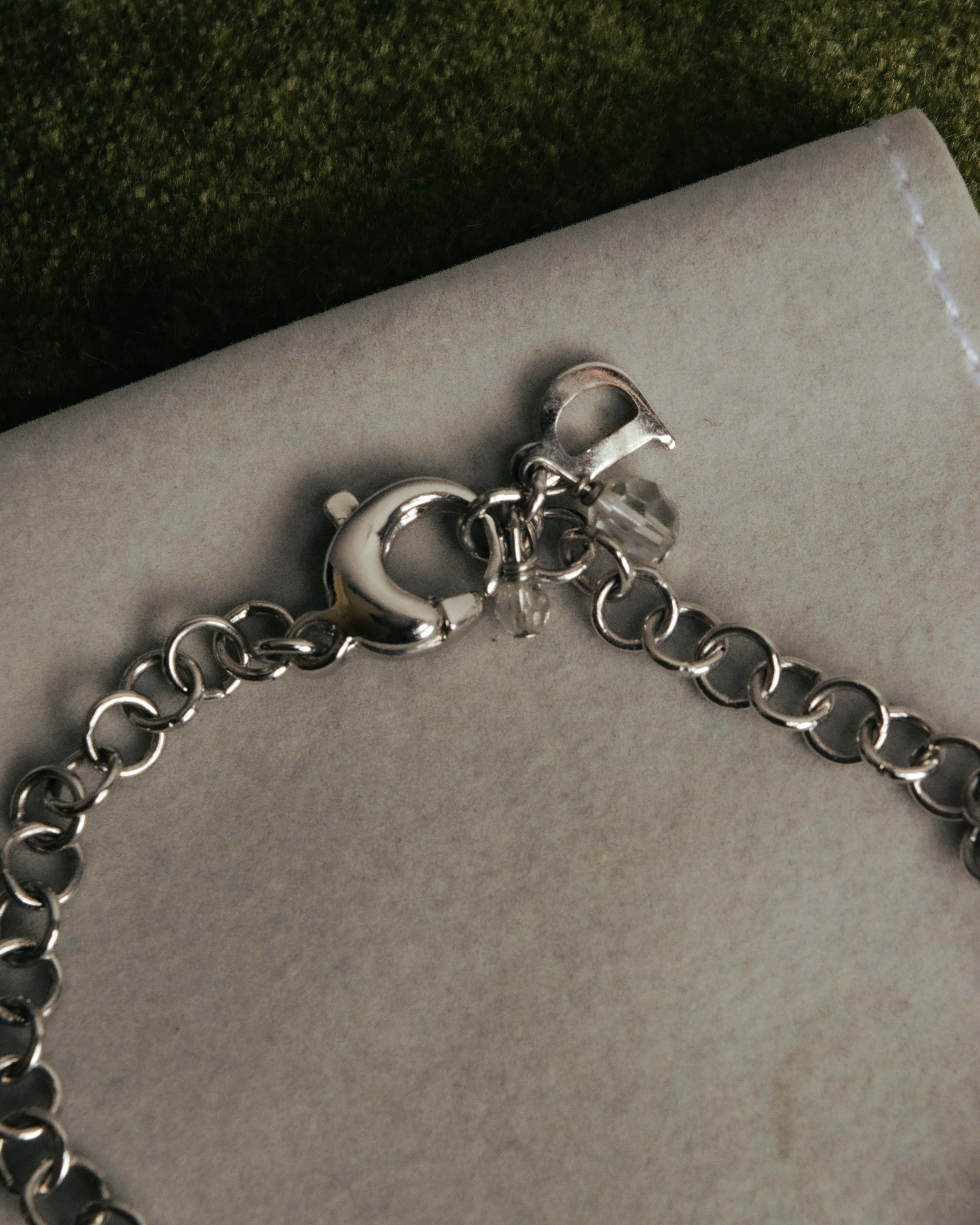 "Christian Dior" 00's Floral charm bracelet