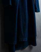 “MM6” front cut designed dennim long pull over