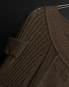 "Christian Dior" John Galliano period elbow patch knit