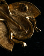 "Christian Dior" Bee motif gold brooch