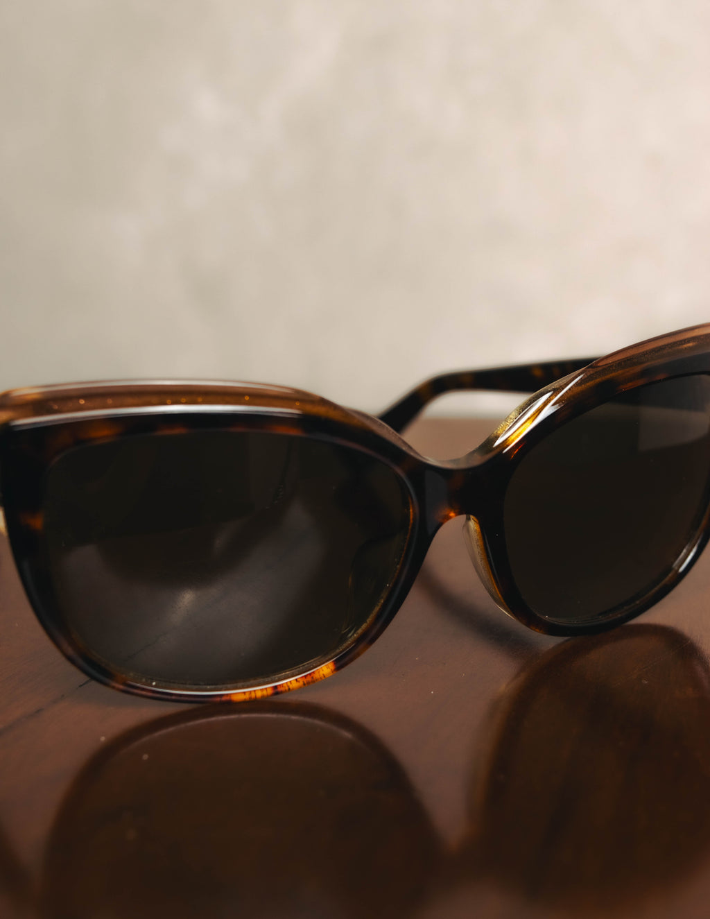 "Christian Dior" 2010's Glittered tortoiseshell sunglasses